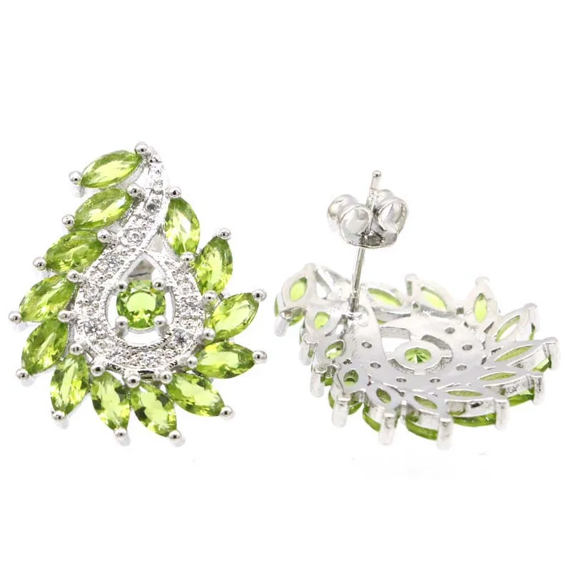 22x19 мм ослепительно создан фиолетовый танзанит Хризолит циркон подарок для