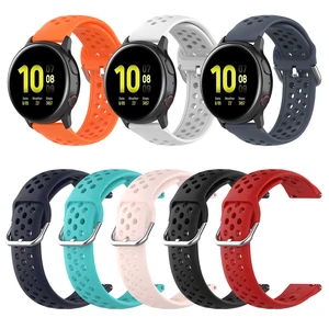 Ремешок Galaxy Active2 для Samsung Galaxy Watch Active 2, 44 мм, 40 мм, SM-R830, SM-R820, спортивный ремешок для часов 20 мм