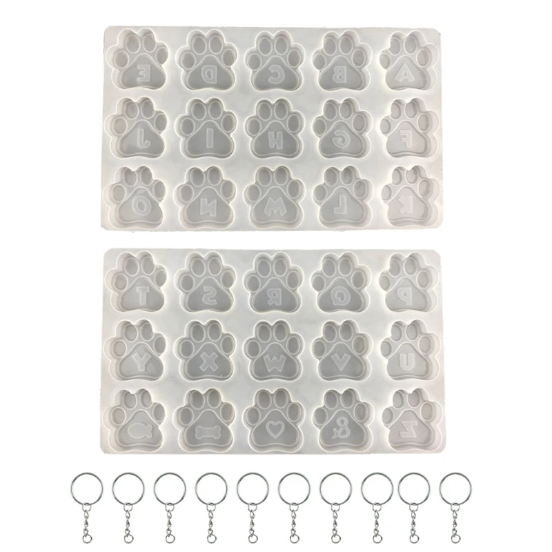 

Animal Resin Model Small Cat Paw Silicone Epoxy Casting Models for DIY Jewelry LXAE