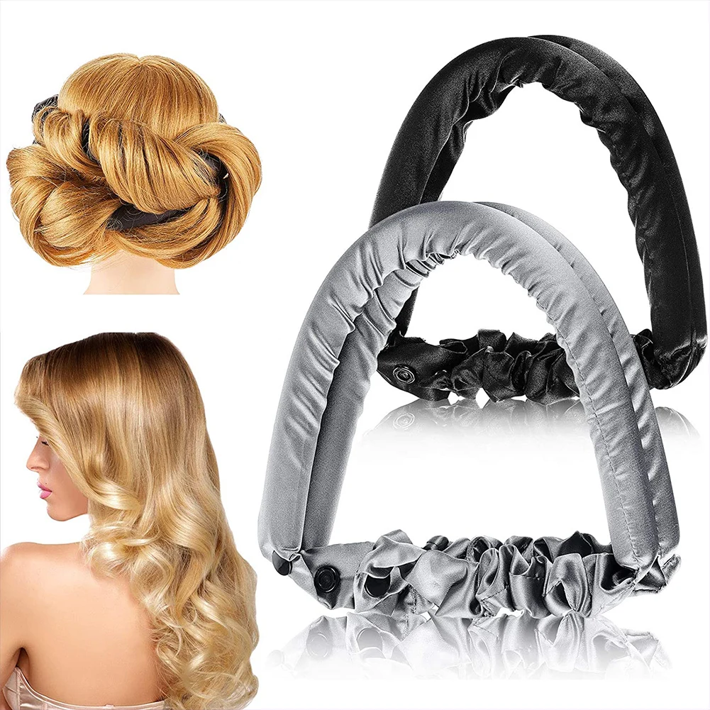 

No Heat Curling Iron, Long Large Intestine Hair Ring, Dry Short Hair, Wavy Curler, No Heat Curling Iron Styling Kit