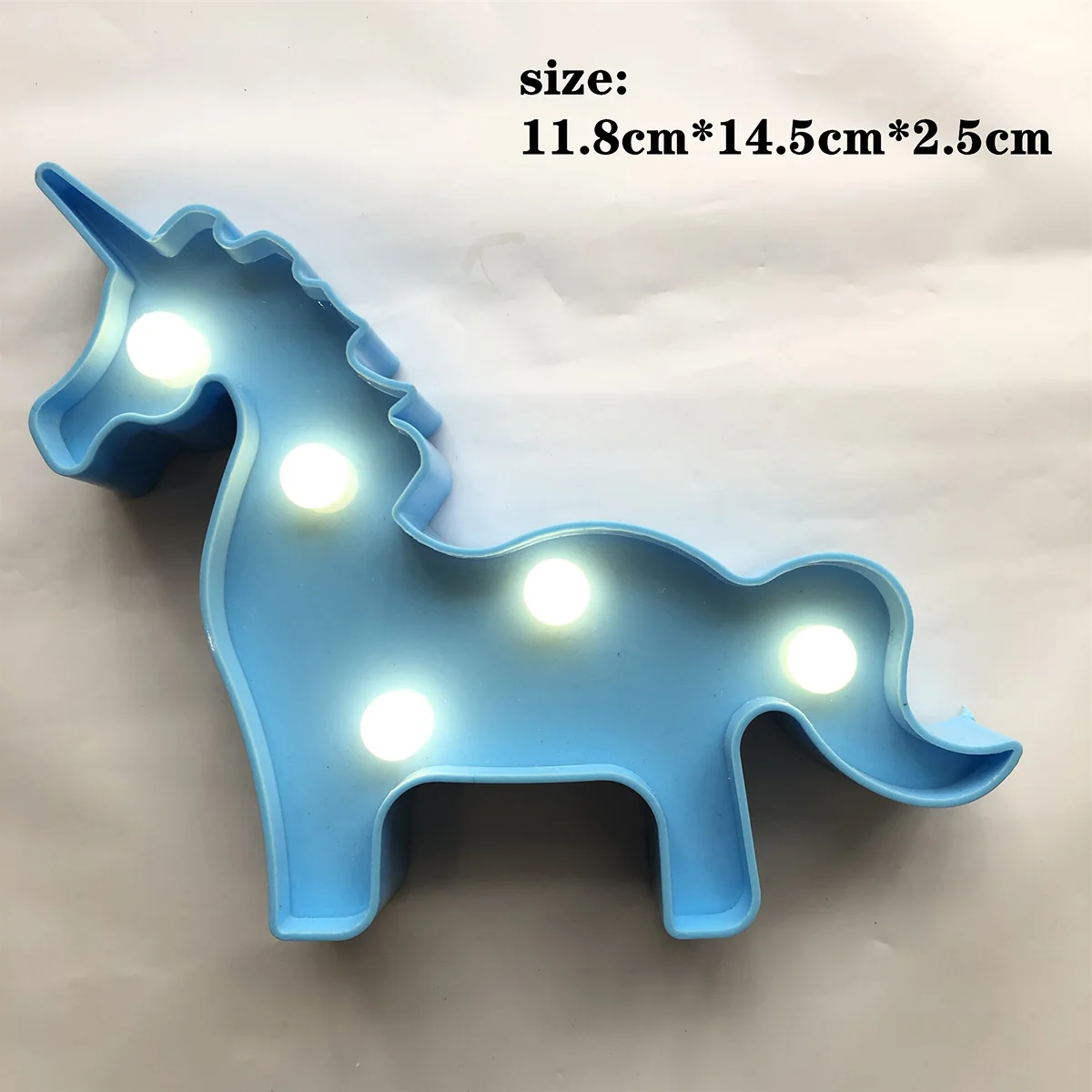 blue unicorn YAYU мультфильм настольная лампа 3D Корона/единорог голова/Кактус/единорог/Моделирование Ночной светильник светодиодный настольная лампа украшение дома офисные подарки - Испускаемый цвет: blue unicorn