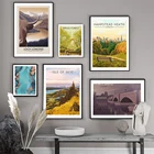 Манхэттен Нью-Йорк Бруклинский мост настенная Картина на холсте путешествия плакаты и принты лес картины для декора гостиной