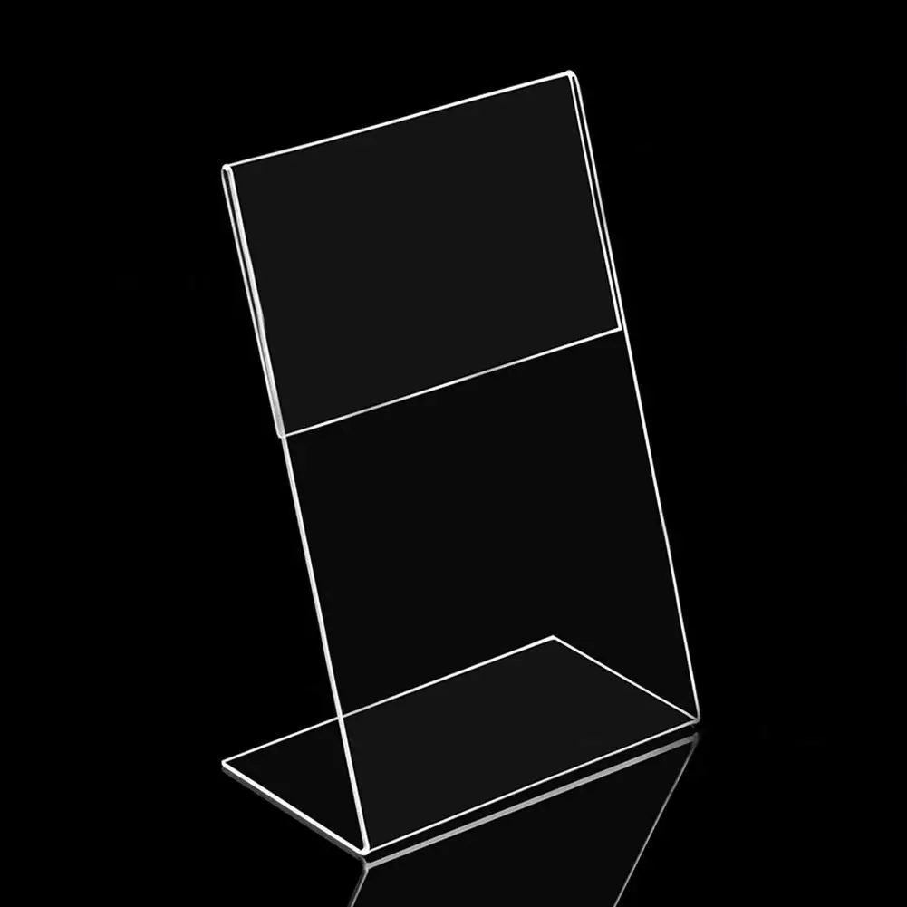 Акриловый прозрачный держатель для карты 5 шт. подставка Настольная табличка
