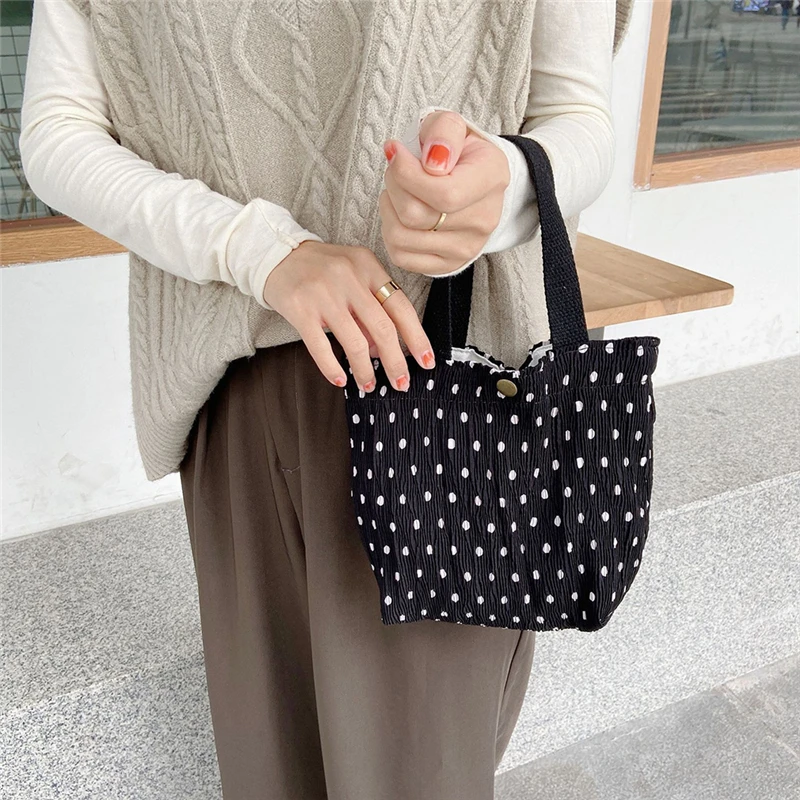 

Heigh Quality Canvas Mini Bag Fashion Printed Women Handbag Ladies Reusable Tote Bag For Female