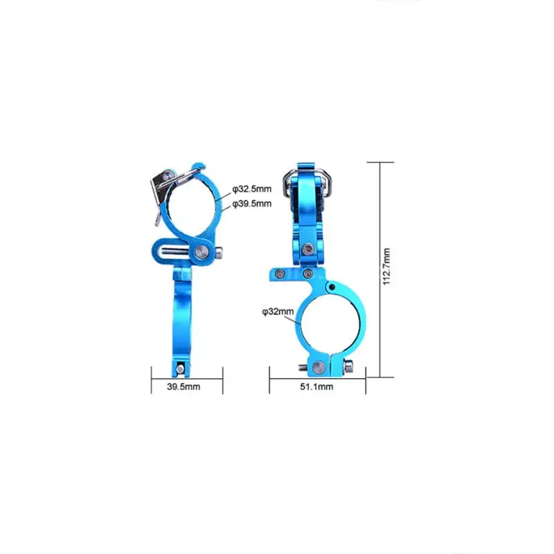 

Bicycle Light Clip Handlebar Aluminum Alloy Clamp Support Holder Safety Cycling Flashlight Mount Torch Bracket Stand MTB
