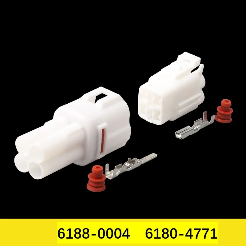 6188-0004, бесплатная доставка, 200 комплектов, Φ/21 4Pin AMP, автомобильные разъемы для электрических проводов для VW,BMW,Audi,Toyota,NISSAN