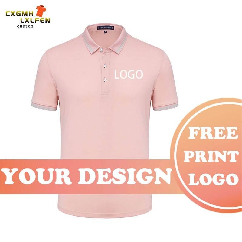 Летняя Новинка износостойкая рубашка поло для мужчин и женщин 7 цветов
