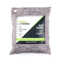 breathe green bamboo charcoal odor eliminator bag activated absorber natural freshener removes moisture household item
