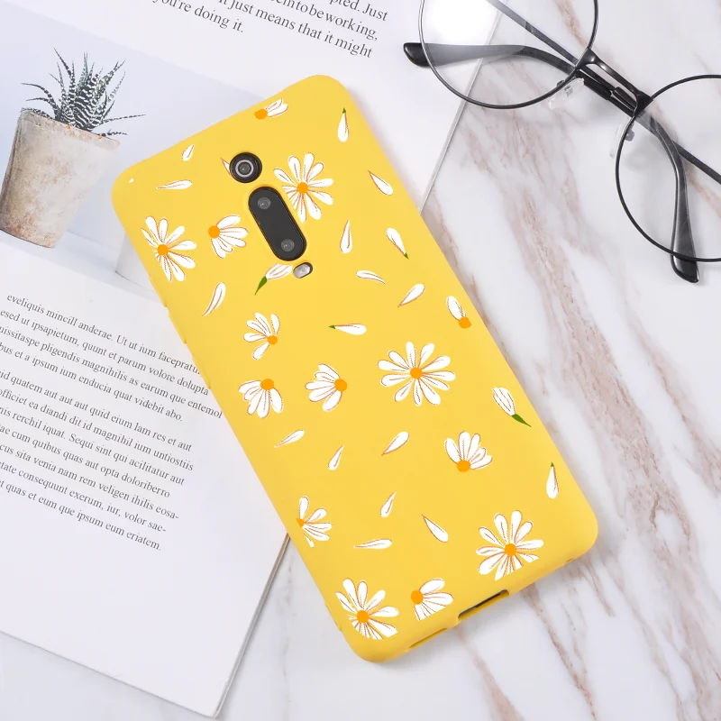 Летние Чехлы Daisy для Redmi Note 8 pro Mi 9 мягкий силиконовый чехол накладка телефона Xiaomi 10