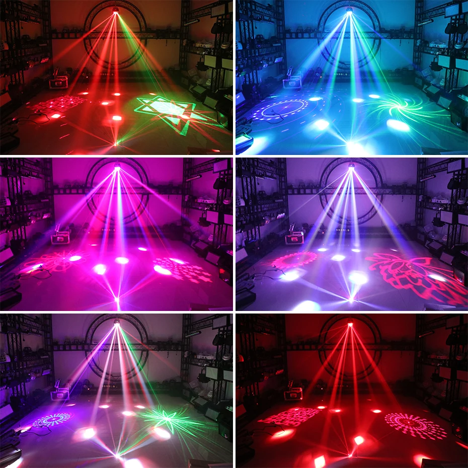 ALIEN RGBW LED Beam 96 узоров RGB лазерный проектор диско DJ Spot сценическое освещение