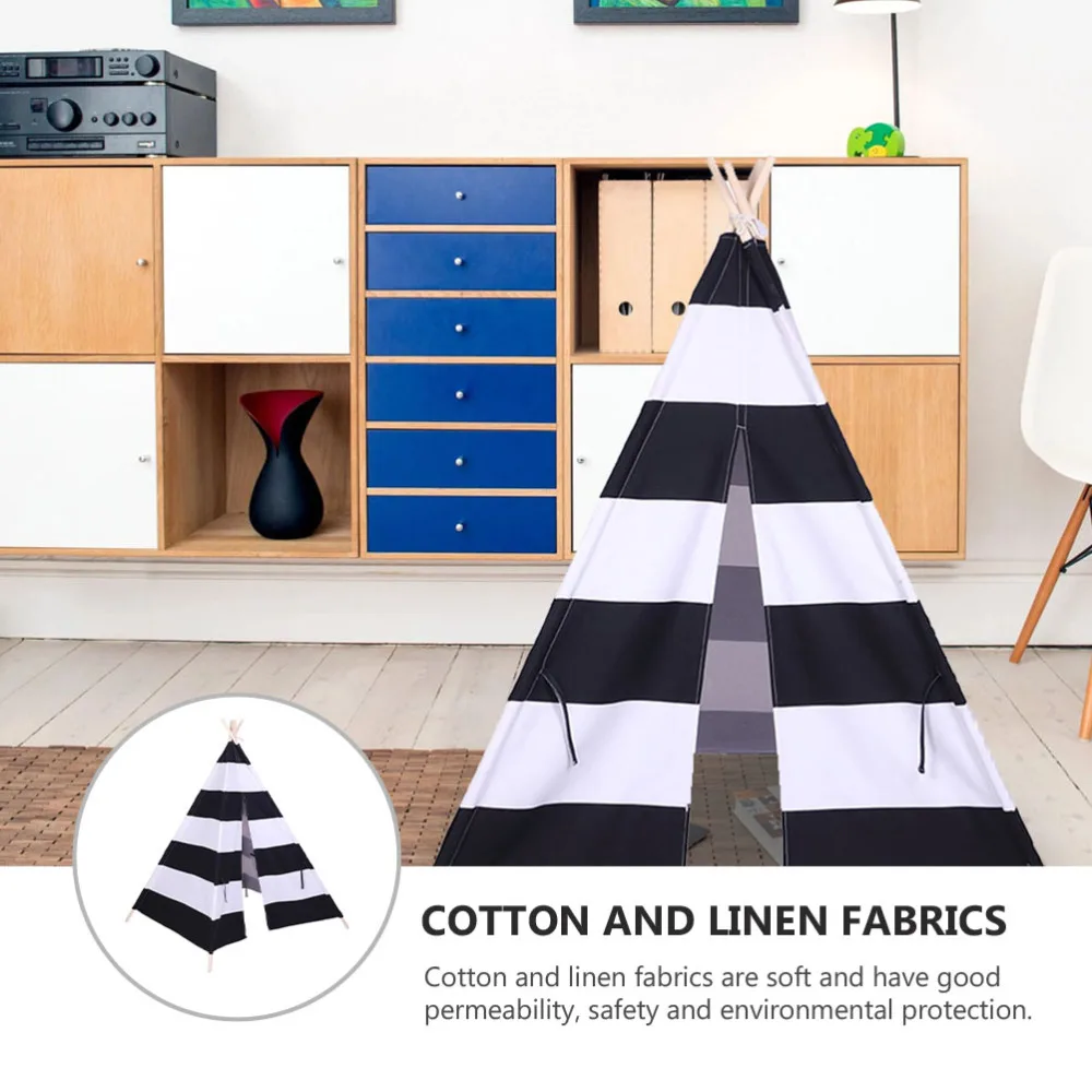 

1 Set TeePee Kids Indoor Tent Durable Indoor Tent Multi-functional Indoor Tent