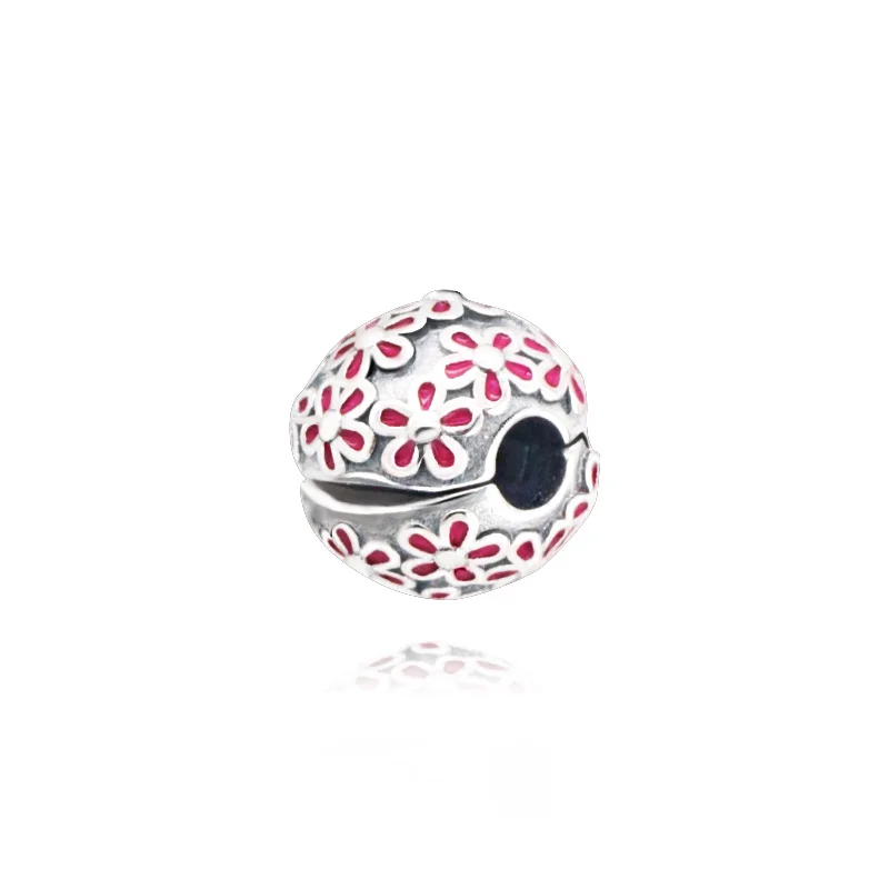 pdl552 MYBEBOA, подлинный 925 пробы, серебро, 45 типов, Loves floms, зажимы, фиксатор, подходит для оригинального браслета Pandora, DIY, подвески, ювелирные изделия - Цвет: pdl552