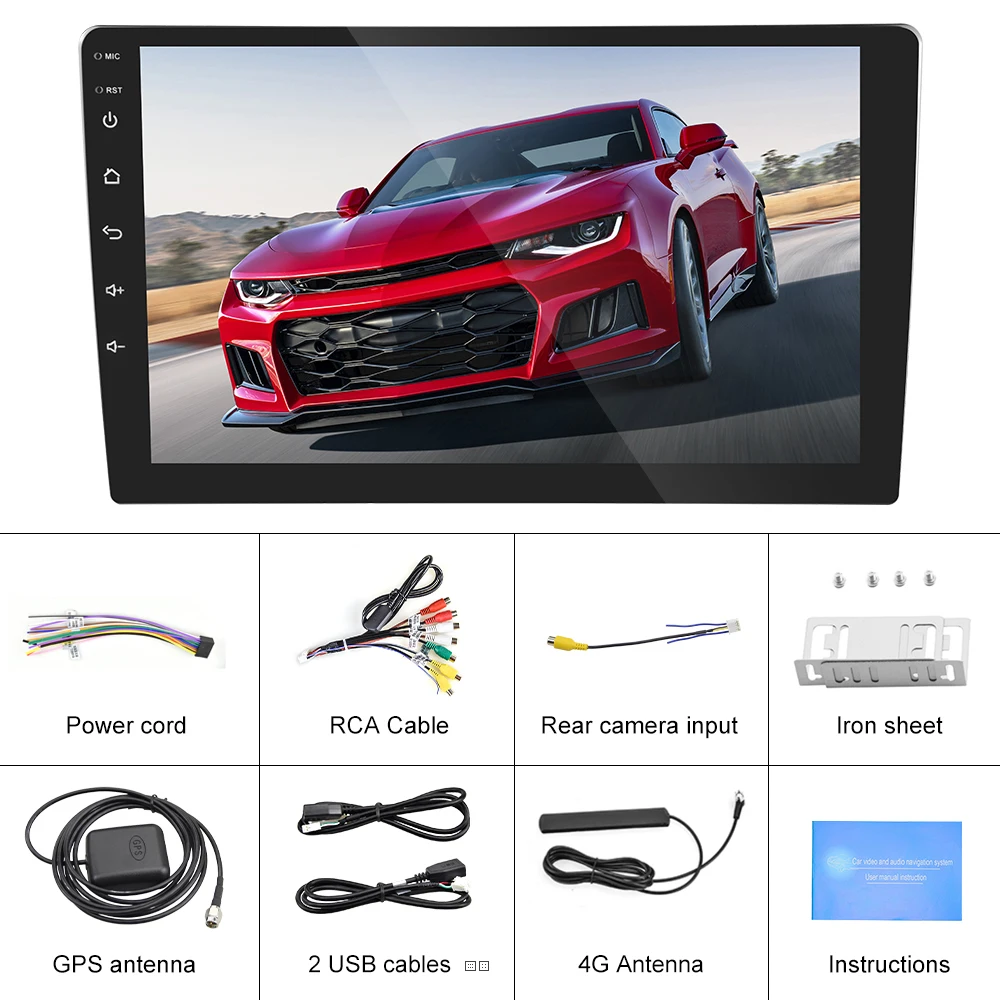 Автомобильный мультимедийный плеер Podofo 2 Гб + 32 ГБ Android радио GPS для Volkswagen Nissan Kia Toyota