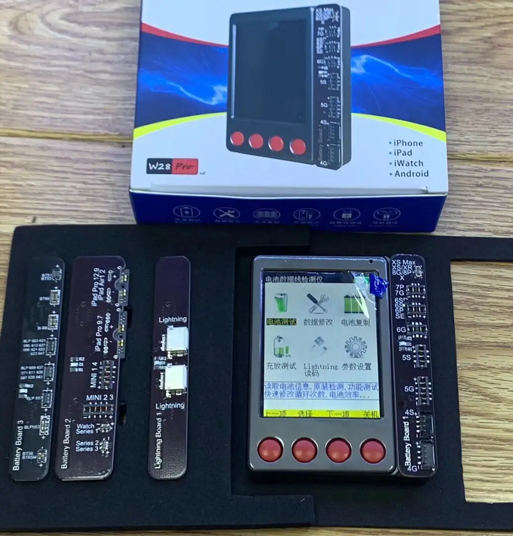 Тестовый бокс для аккумулятора iPhone iPad с кабелем передачи данных тестовая плата