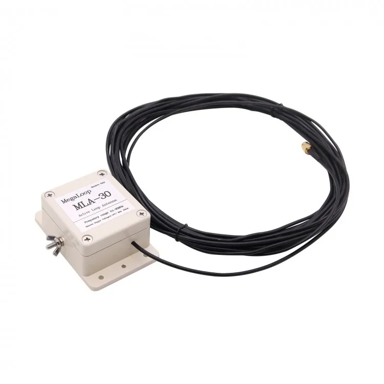 

MLA-30+ Shortwave 100KHz-30MHz Active Loop Antenna with 1.2M to 3.5mm Universal Adapter Cable