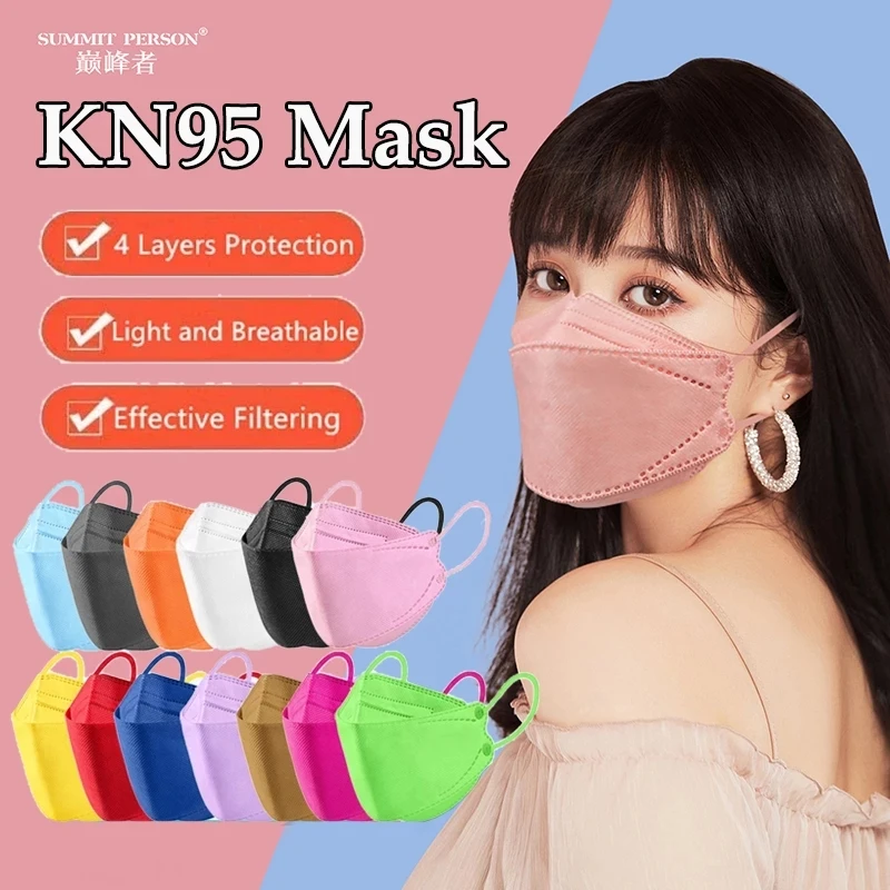 

Маска ffp2 KN95 для взрослых, маска для лица Mascarilla fpp2, индивидуальная упаковка, респираторные защитные маски, маски для взрослых KN95