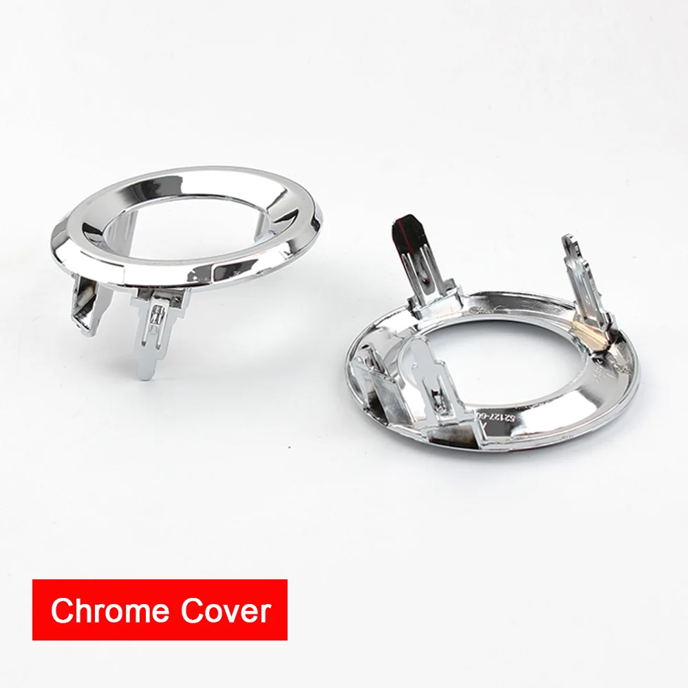 1 пара Автомобильная 12В противотуманная фара в сборе с туман светильник хром Covesr