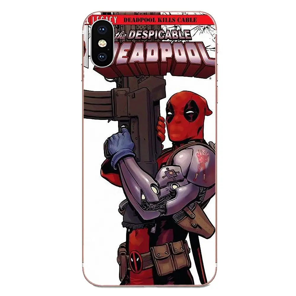 Супер классные Marvel фильма Дэдпул рубашки для htc Desire 530 626 628 630 816 820 830 один A9 M7 M8 M9 M10 E9