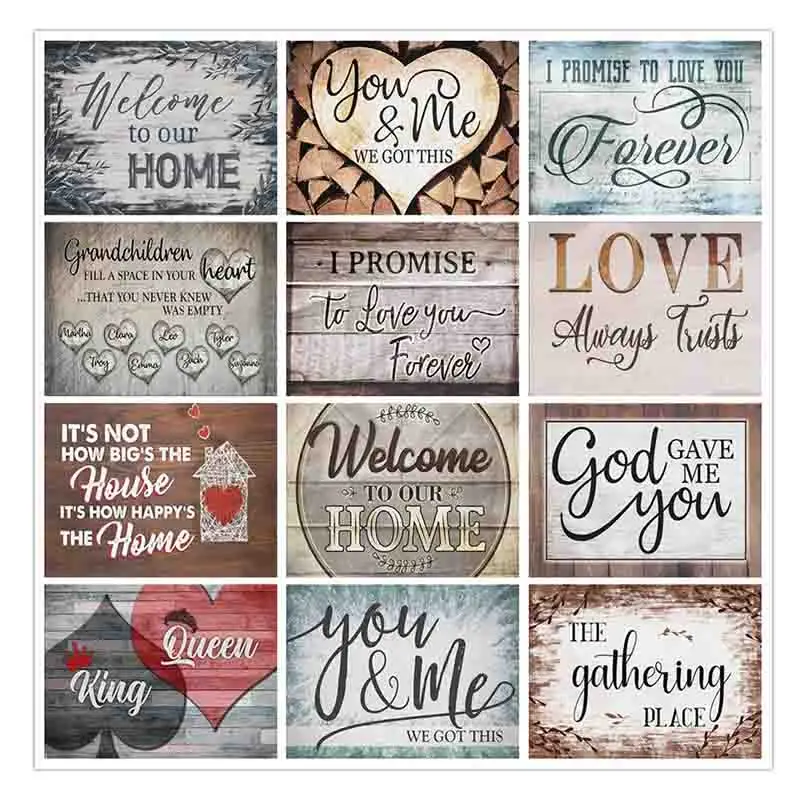 LZAIQIZG полная дрель Алмазная картина любовь рай дом Стразы мозаика текст вышивка