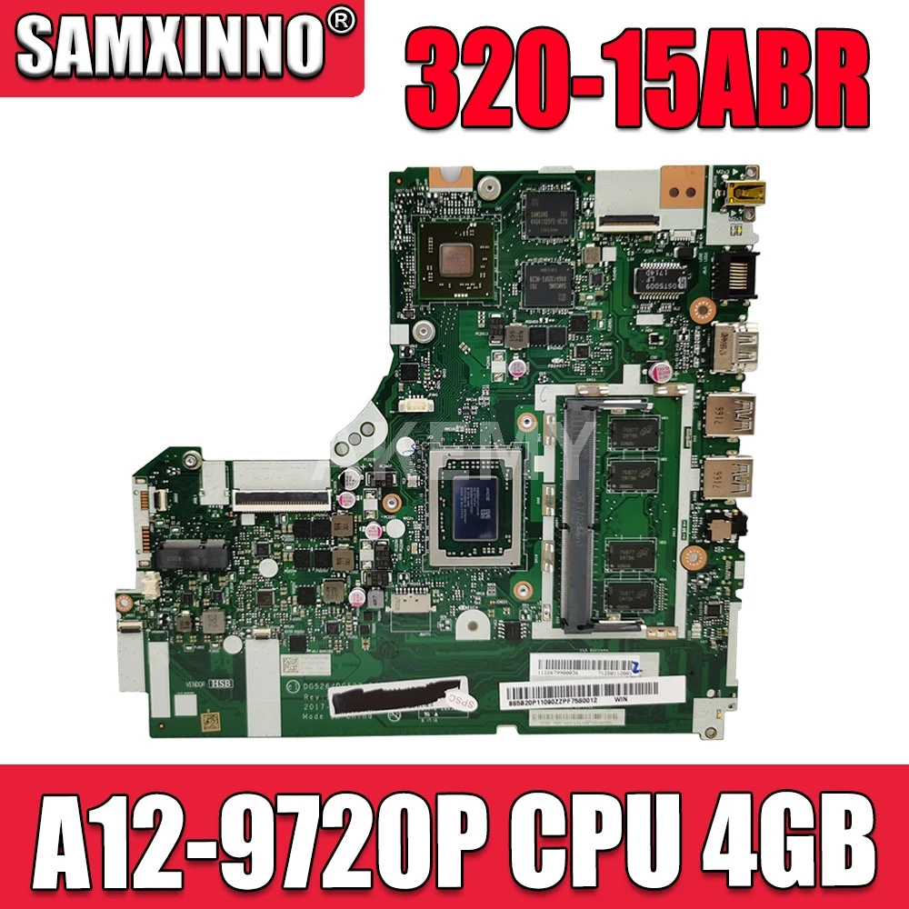 Для Lenovo Ideapad 320 15ABR материнская плата ноутбука A12 9720P CPU 4GB RAM NMB341 NMB 341 MB