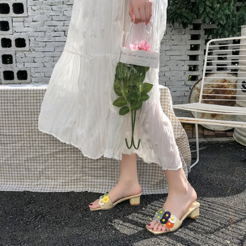 Босоножки в стиле Феи Новинка 2019 года сезон лето модная мягкая уличная одежда