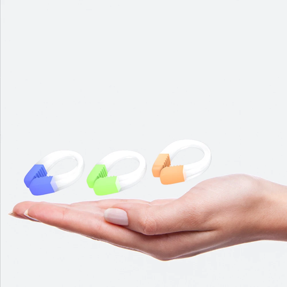 

1 Set Swim Earplugs Waterproof Professional Ear And Nose Anti-Choking Adult Silicone Children Bathing Diving Nose Clip Earplugs