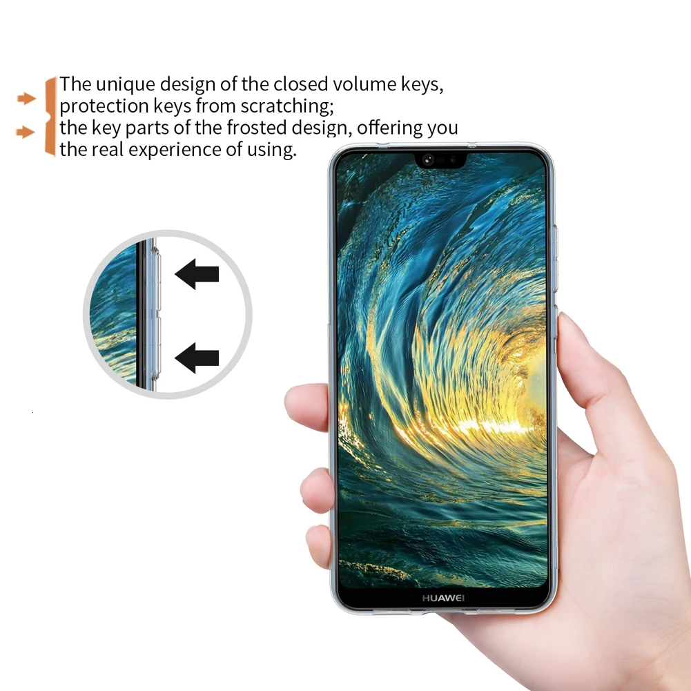 Для huawei P20 Pro чехол Nillkin Силиконовый ТПУ чехол для huawei P20 Pro прозрачный мягкий задний Чехол чехол для телефона