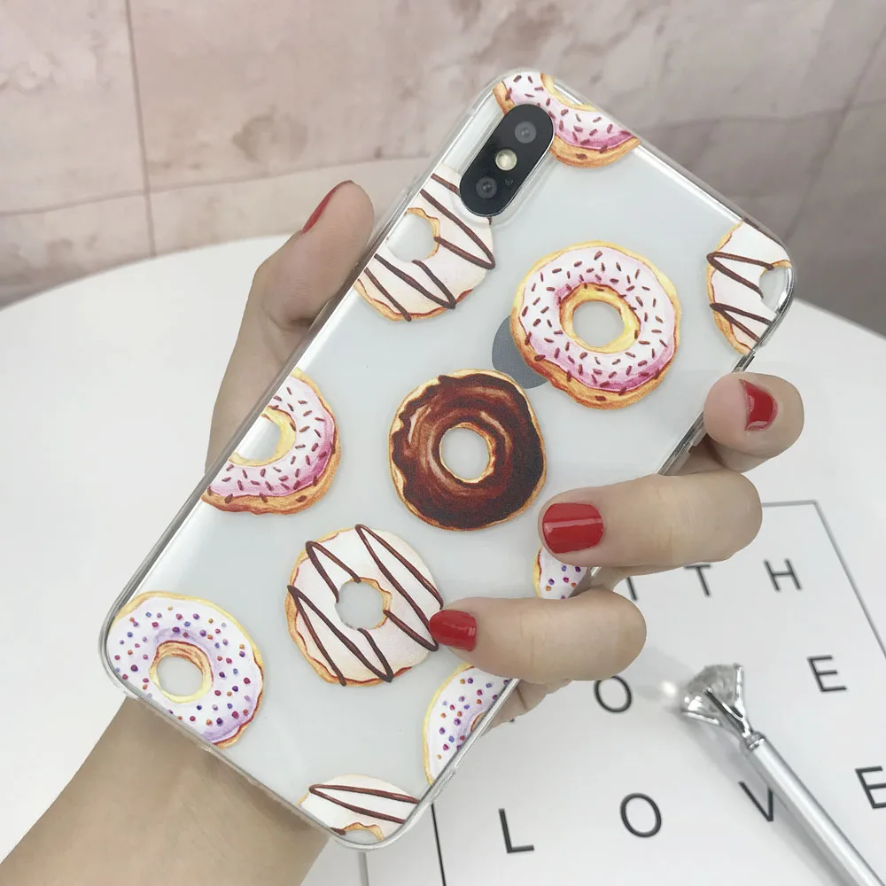 Милый чехол для iphone X, 8, 7, 6 Plus, XS, 11 Pro, чехол для MAX XR, силиконовый мягкий ТПУ чехол для телефона s, для iphone XS, 7, 8, 6, 6S Plus, X, чехол - Цвет: 19