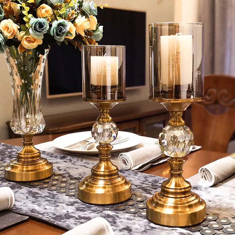 Европейский Стиль железные с кристаллами аксессуары для украшения дома