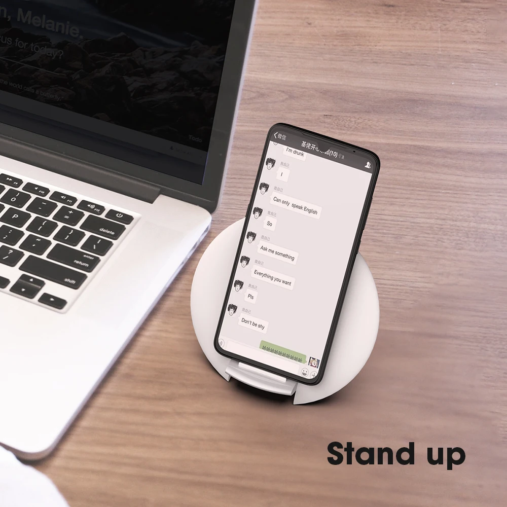 Беспроводное зарядное устройство 15 Вт макс для huawei P30 Pro Настольный Xiaomi Mi 9 зарядка