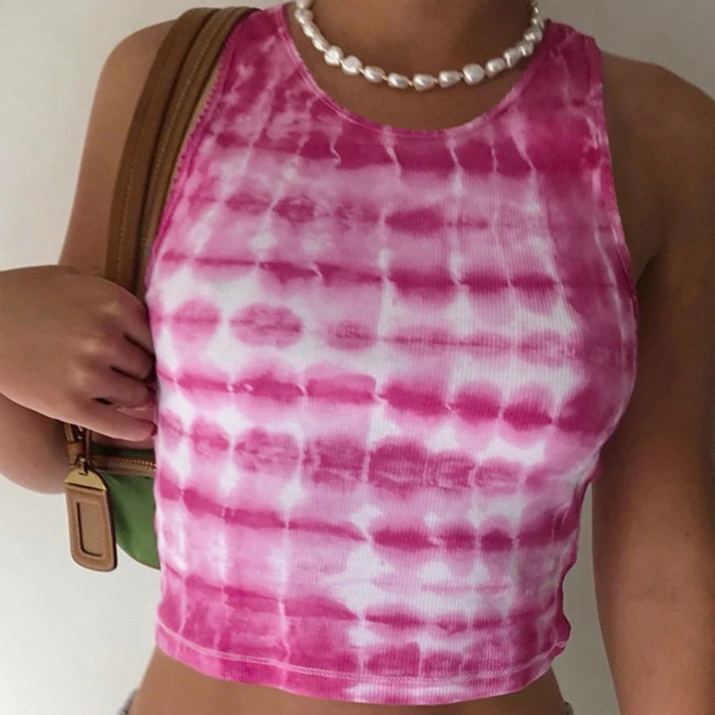 

Summer Sleeveless Sling Back New Fashion Ladies Sexy Solid Color Nine Points Top Camis Casual Ladies Wild Top