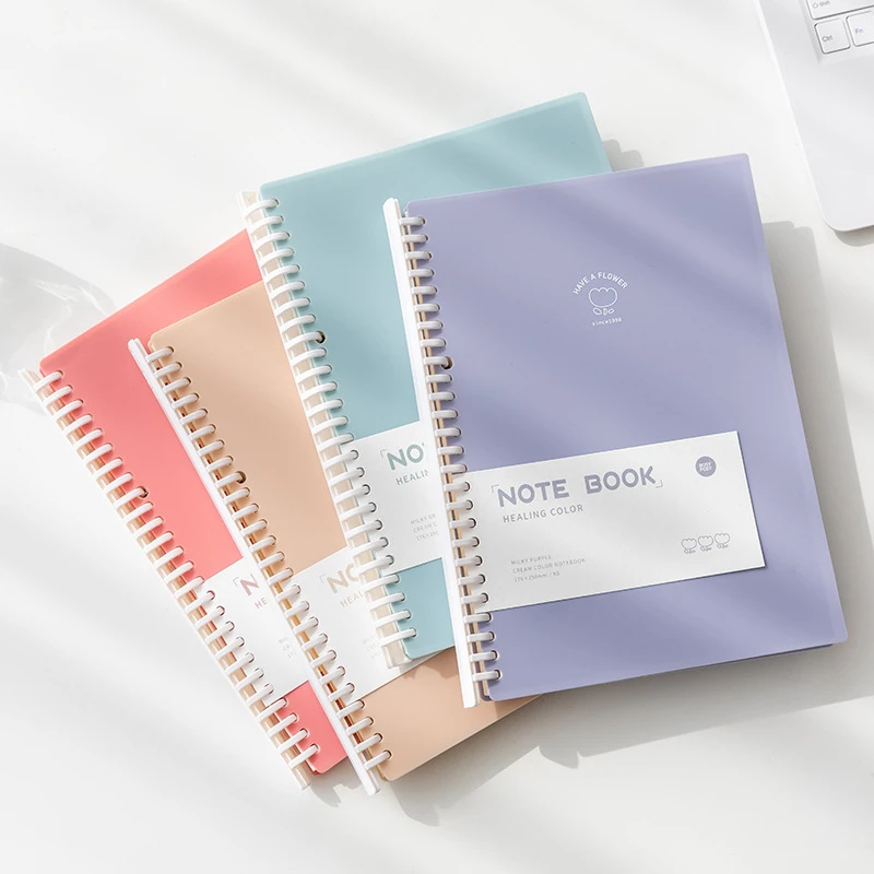 Yisuremia 80 Sheets 2022 Kawaii A5 B5 Loose-Leaf Notebook Binder Journal Agenda Planner Notepad Book School Stationery Suppliers
