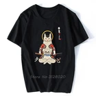 Уличная одежда в японском стиле Ukiyo E, забавные Аниме футболки с самурайским котом, мужские футболки с коротким рукавом, футболки в стиле хип-хоп