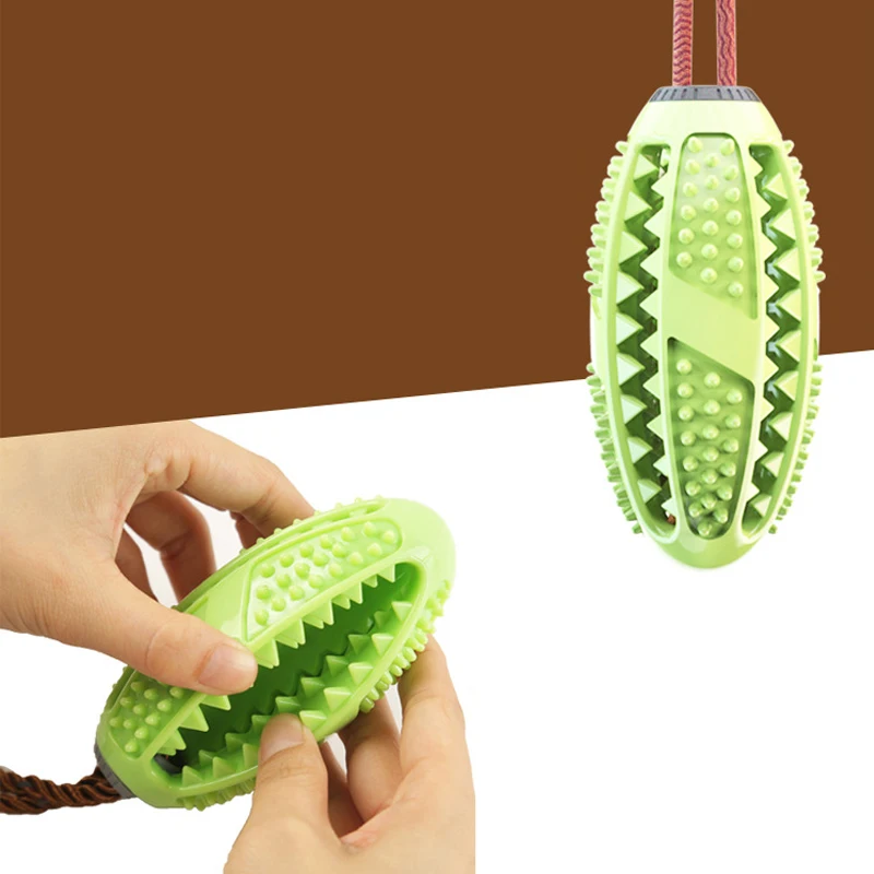 Игрушка для собак протекающая еда молярная палочка зубная щетка чистящая