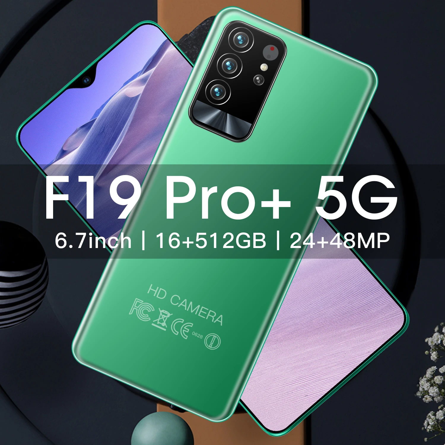 

F19 Pro +, 10 , 16 + 512 , 6,7 , 6000