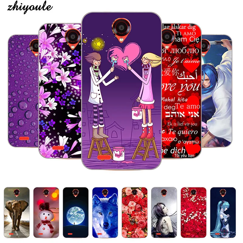 Fashion Phone Case for Lenovo A859 A 859 5.0" Back Cover Flower Bear Cat Dog Printed Fish Butterfly Animal | Мобильные телефоны