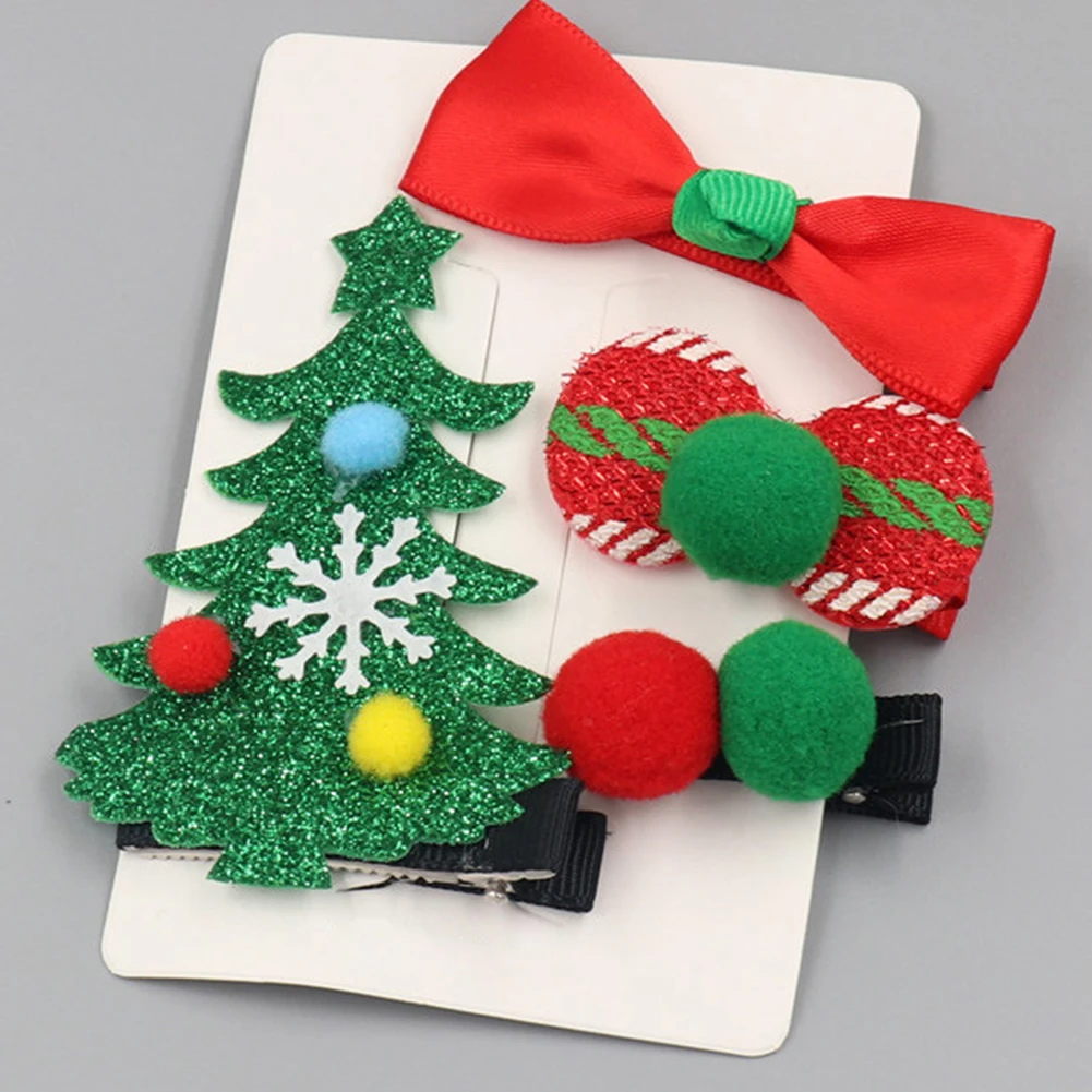 4 шт./компл. Специальные Прекрасный Милая Пижама с рождественским принтом пижама