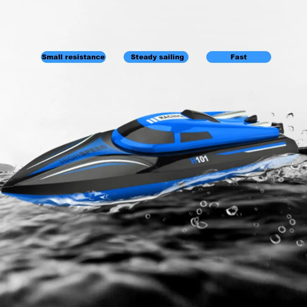 

H101 Speed Boat 2.4GHz 4CH RC Remote Control High Speed Boat Racing with LCD Display Toys Gift for Children Kids