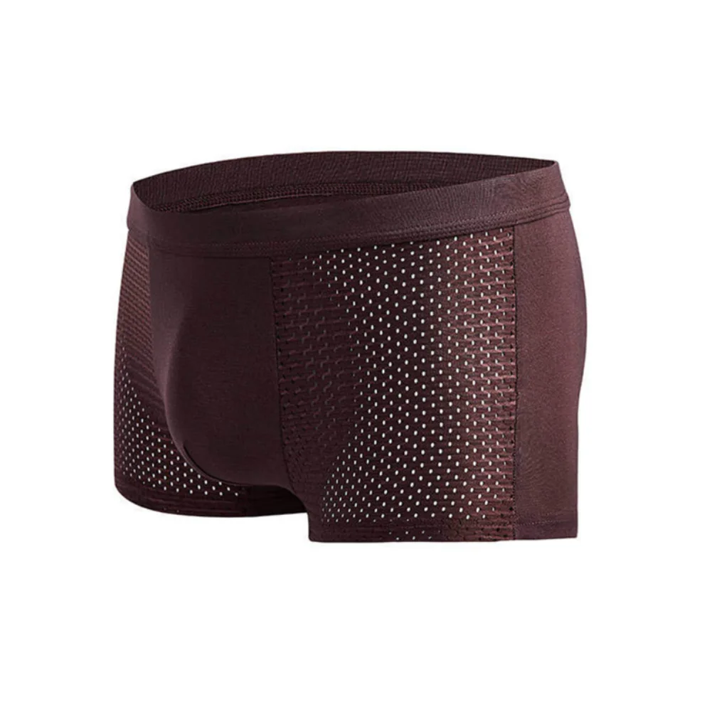 Сексуальные боксеры для мужчин Дышащие Мягкие Модальные сетчатые полые