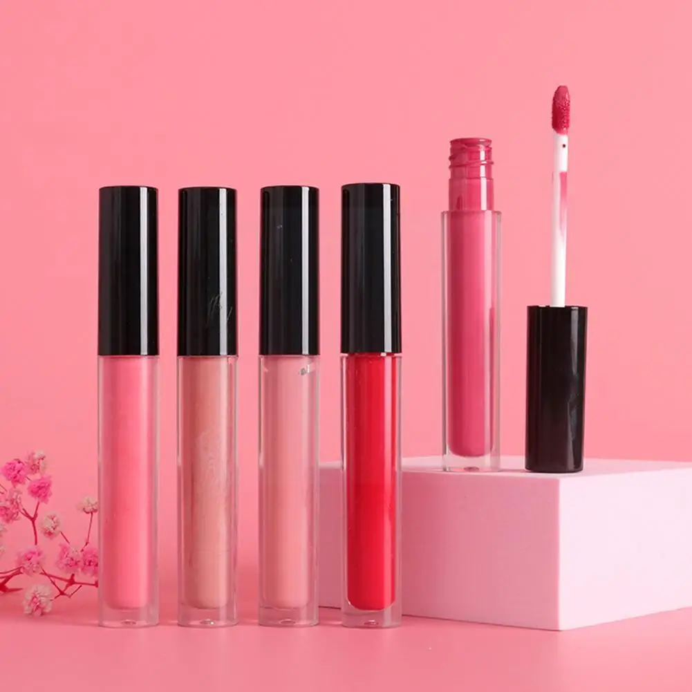 

Professional Makeup Full Transparent Lip Gloss Cosmetics Plumping Lipgloss Velvet Matte Lip Gloss For Women G8z1