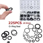 Резиновая шайба с УФ-защитой, 18 размеров, 225 шт.компл.