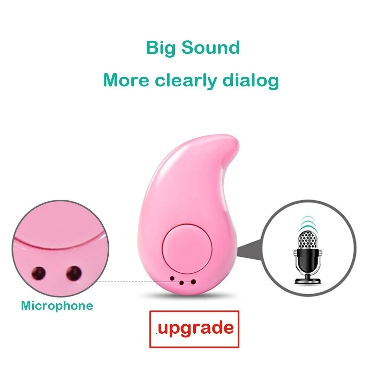 Mini S530 невидимые беспроводные Bluetooth наушники-вкладыши с микрофоном гарнитура для
