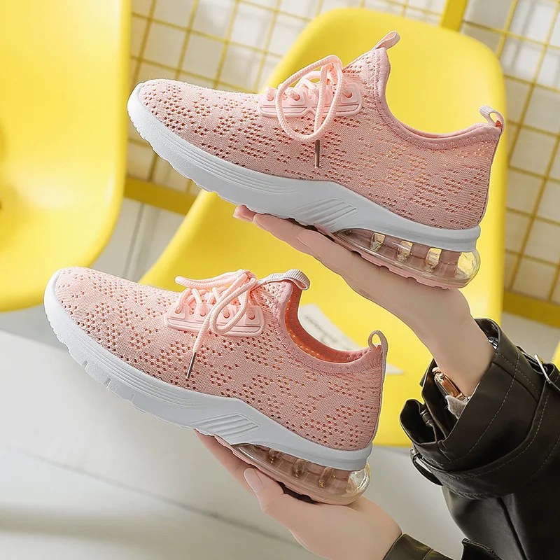 2020 Fashion zoom air mesh sock shoes womens sneakers off white summer pink red speed trainer tenis feminino flats black slip on | Обувь