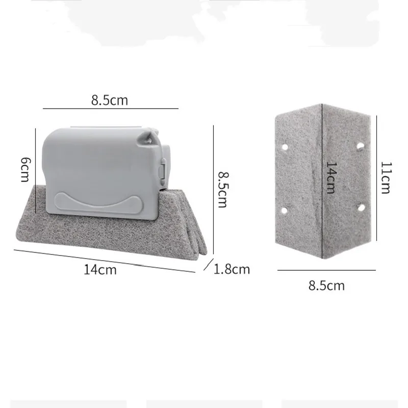

Window Door Groove Cleaning Brushes Multifunctional Gap Sink Household Cleaning Brush Removable And Replaceable Cleaner Tool
