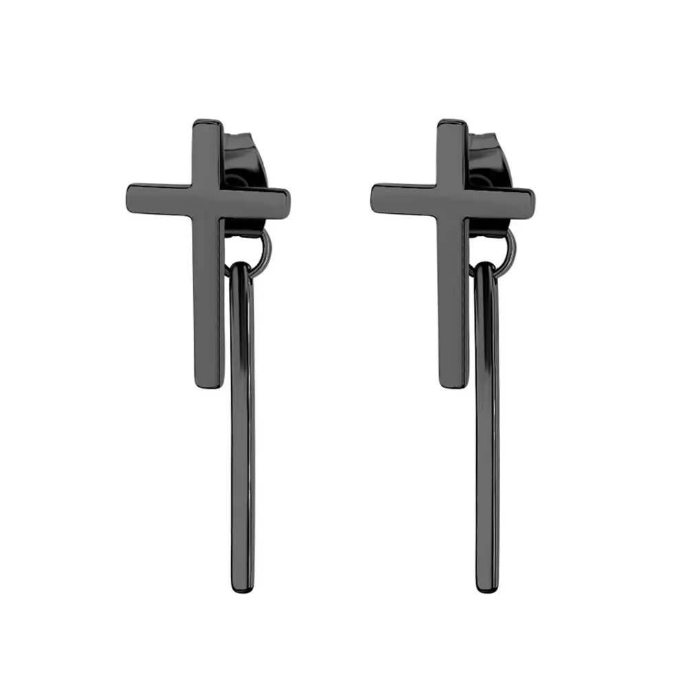 Женские и мужские серьги подвески BONISKISS из нержавеющей стали|Серьги-гвоздики| |