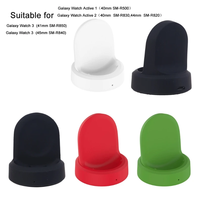 

USB Wireless Charger Stand for -Samsung -Galaxy Watch 3 41mm/45mm Active 1/2