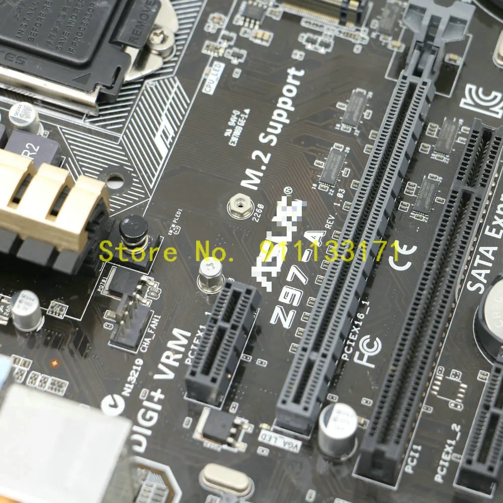 Для ASUS Z97-A для настольных ПК Разъем LGA 1150 DDR3 32 Гб PCI-E3.0 Intel Z97 материнская плата с