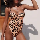 Слитный Леопардовый боди In-X, женское бикини пуш-ап 2019, купальник с высоким вырезом, женский купальник, сексуальный Монокини, купальный костюм, купальники