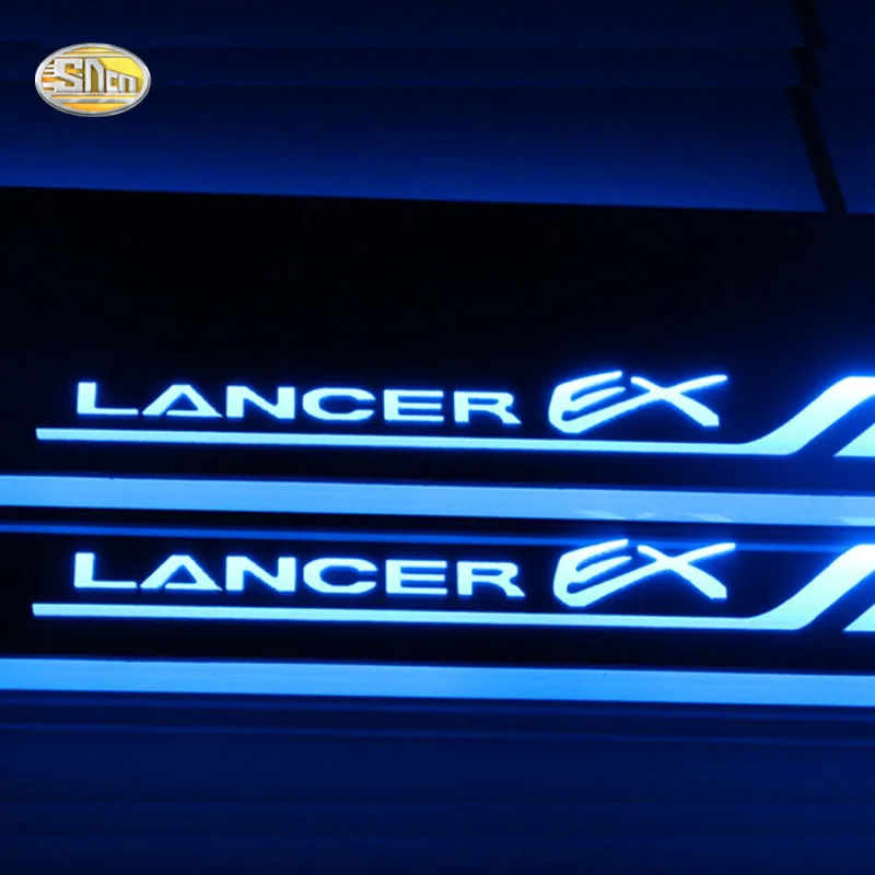 Светодиодная подвижная педаль SNCN для Mitsubishi Lancer EX 2009-2015 автомобильный акриловый