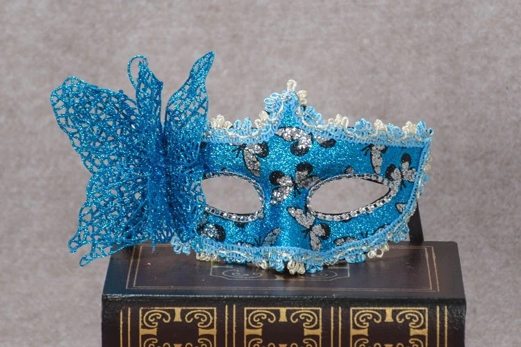 

Beautiful Venetian lace mask and butterfly masquerade Princess Mask